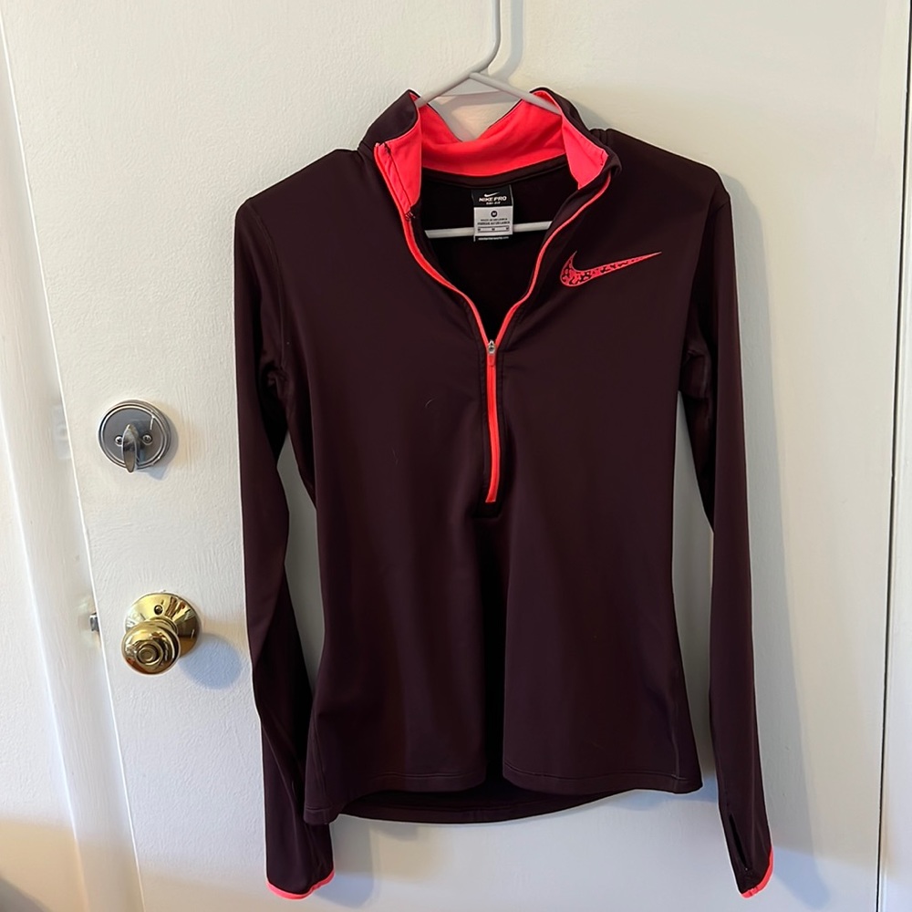 Nike Purple Dri-fit Half Zip